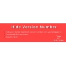 Hide OpenCart version number until logged in